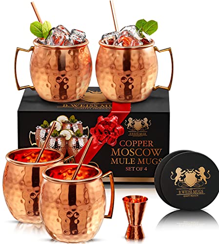 Moscow Mule Cups Set Of 4