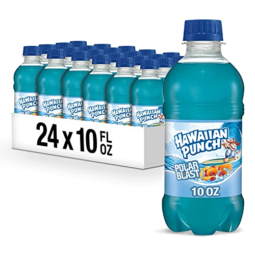 Hawaiian Punch Polar Blast, 10 Fluid Ounce Bottle, 6 Count (Pack of 4)