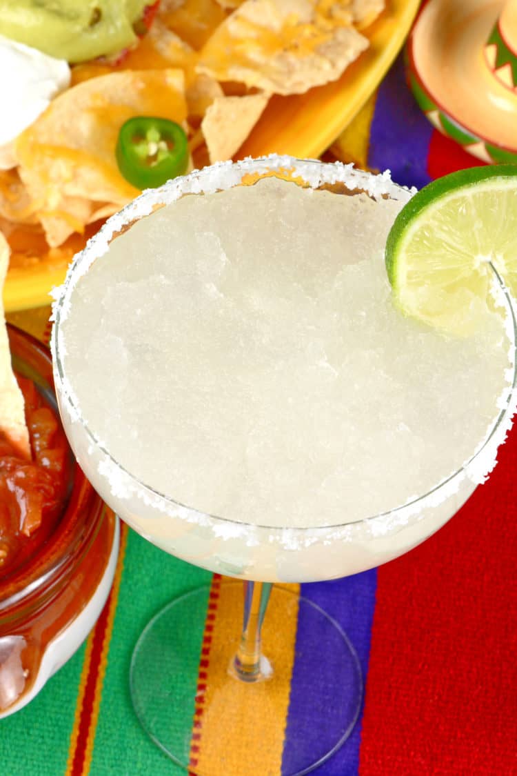 Beer Margarita with nachos