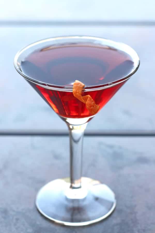 Boulevardier Cocktail for Valentine's Day