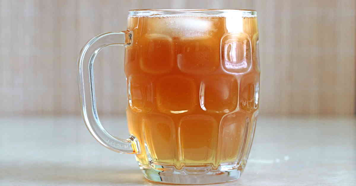 Cemetery Cider in beer mug