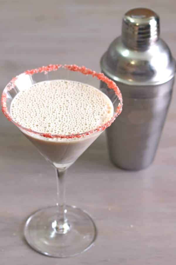 Creamy Chocolate Raspberry Cocktail for Valentine's Day