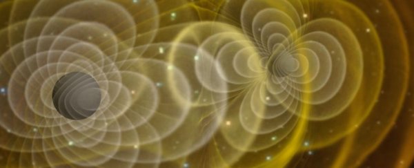 gravitational waves generated by two black holes