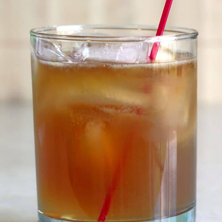 Grumpy Old Man drink in rocks glass with ice