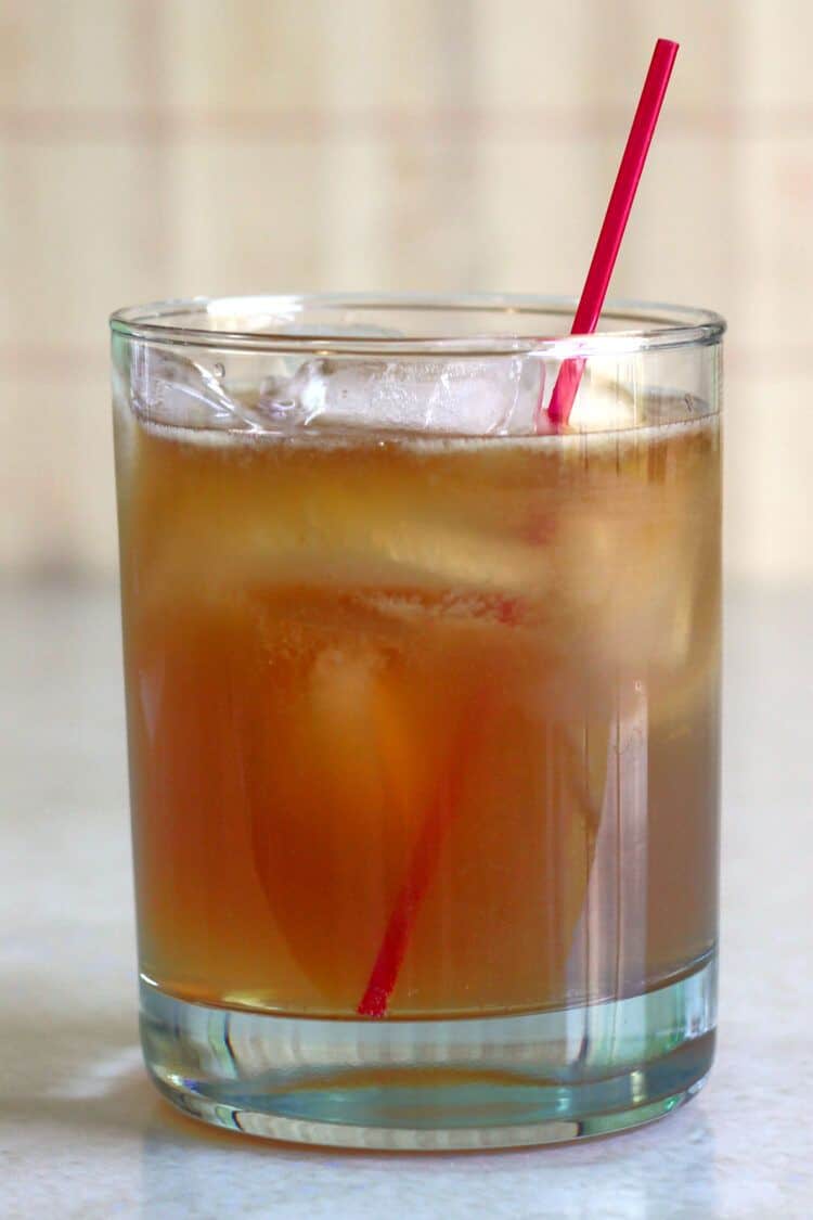 Grumpy Old Man drink in rocks glass with ice