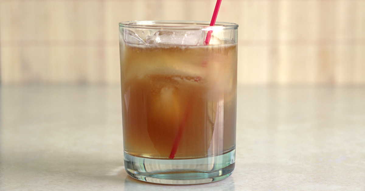 Grumpy Old Man drink in rocks glass with ice