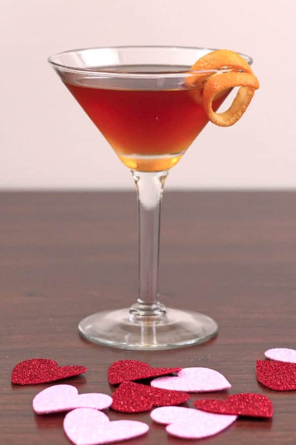 Hanky Panky cocktail for Valentine's Day