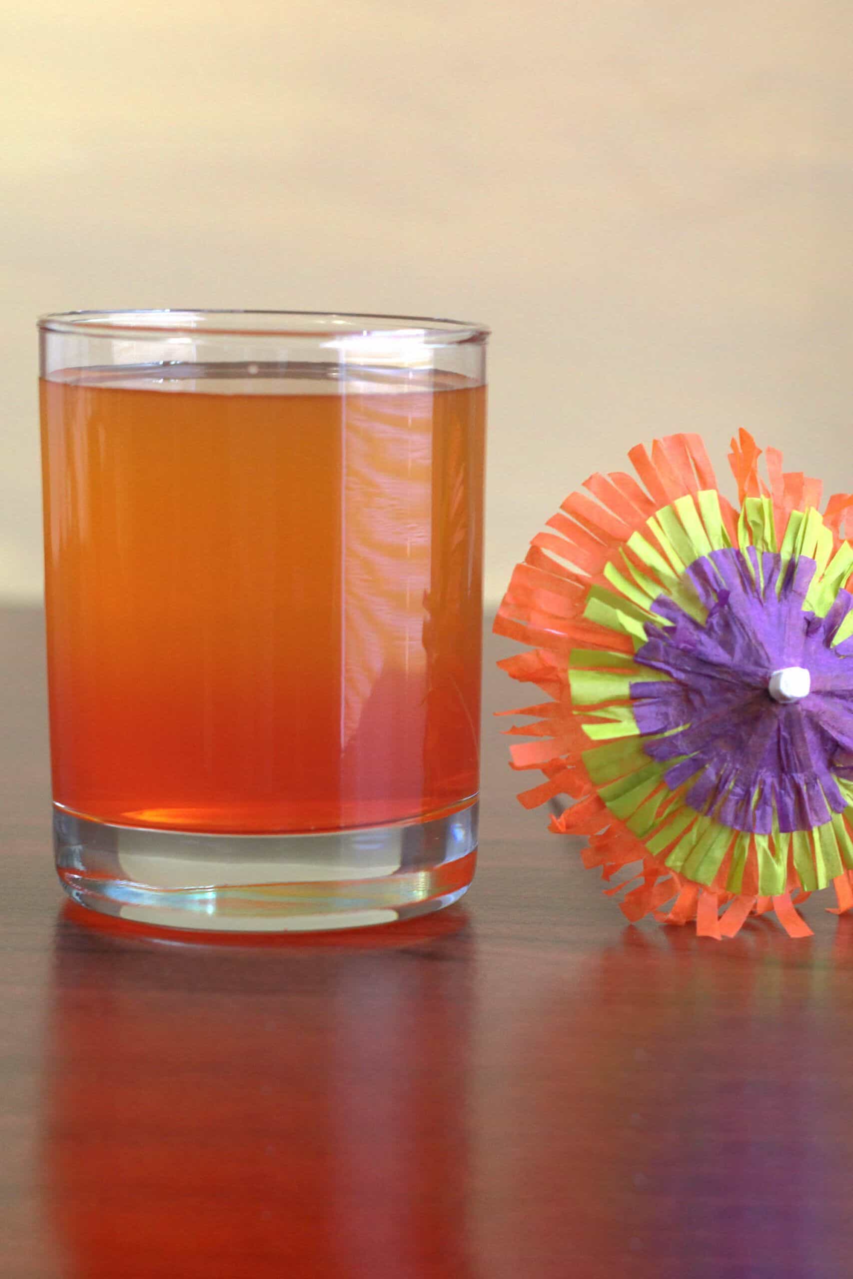 Hawaiian Redneck drink with cocktail umbrella