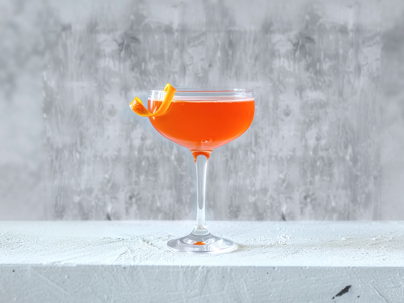 High Noon cocktail with orange twist