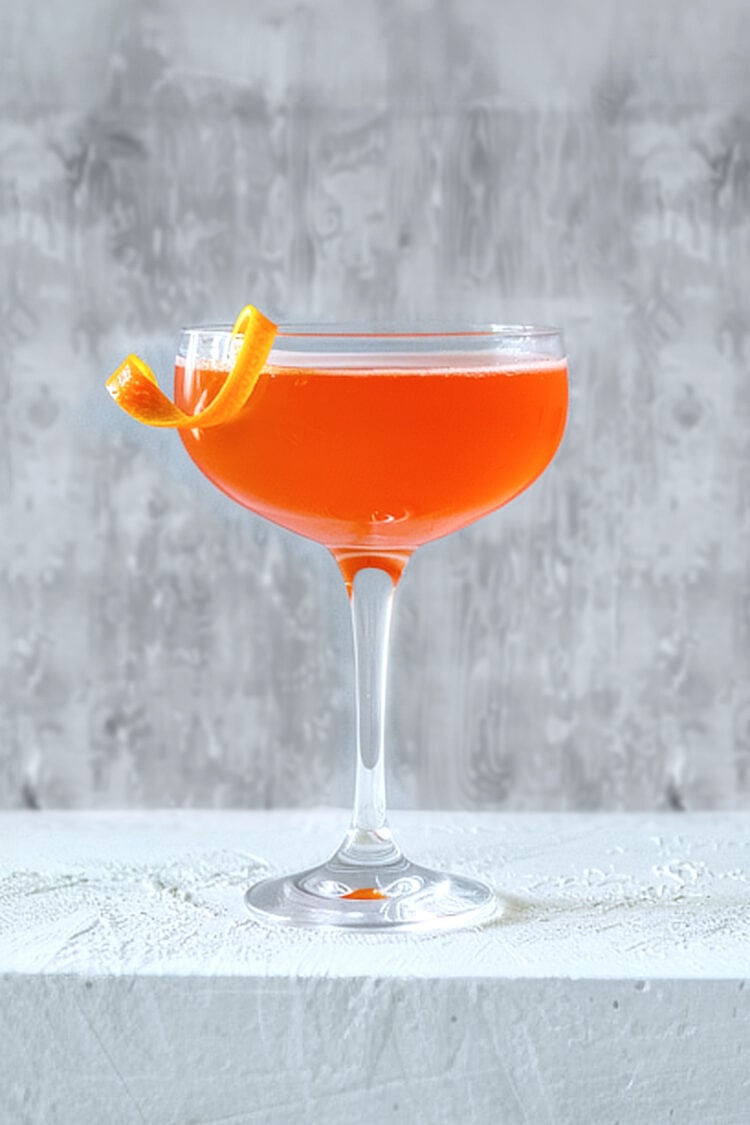 High Noon cocktail with orange twist