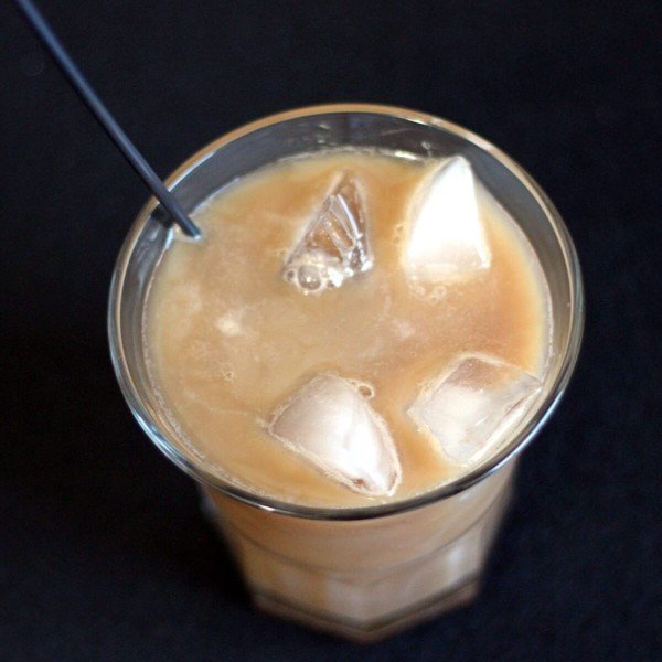 Overhead view of Irish Cola drink