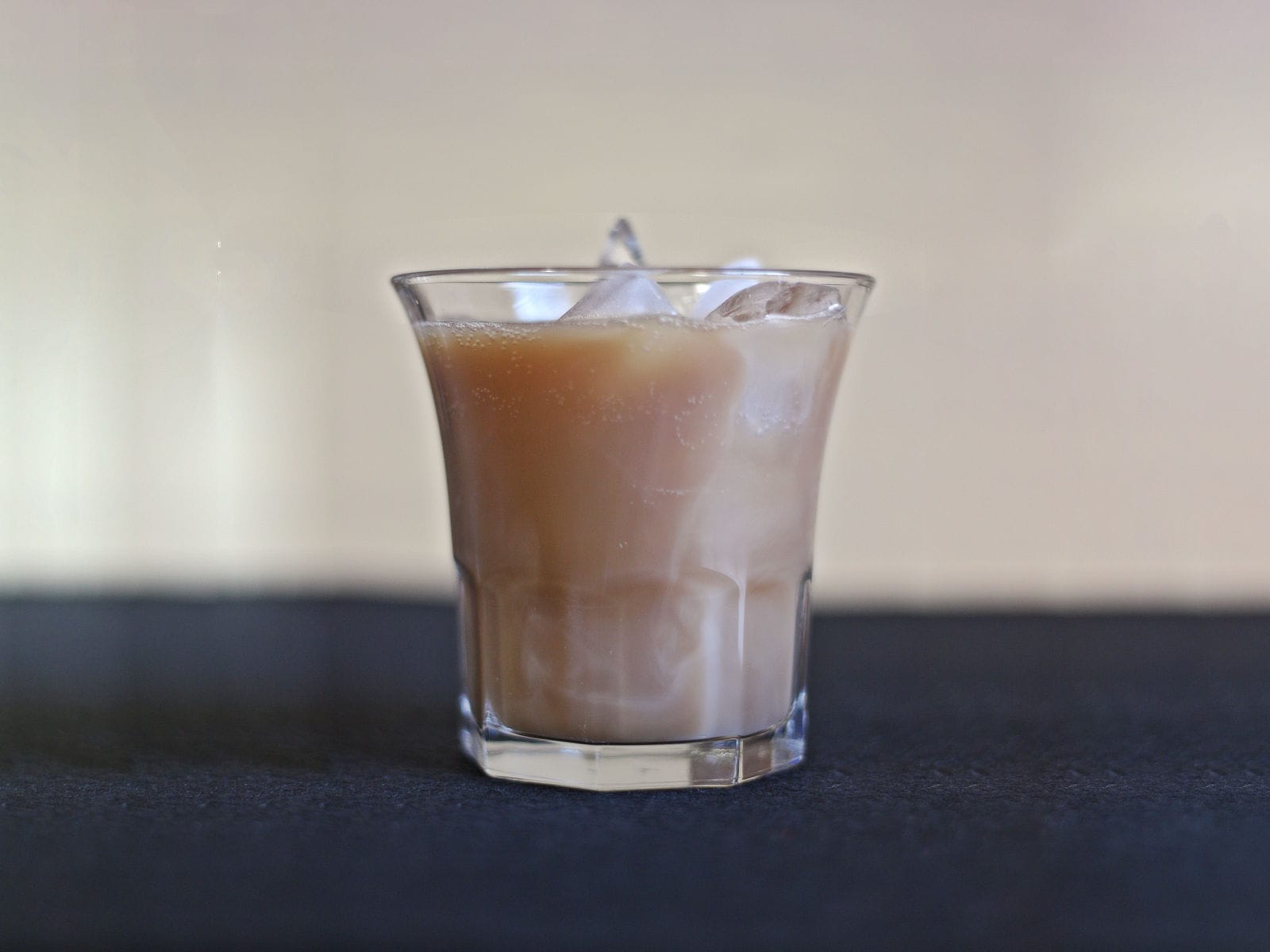 Irish Cola drink in rocks glass with ice