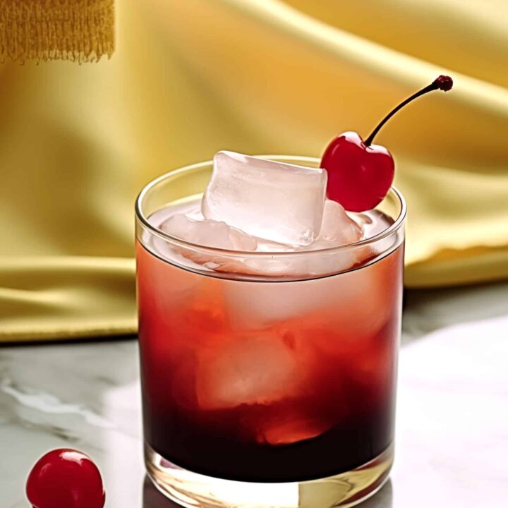 Mandeville drink with a cherry