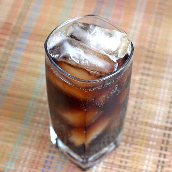 The Pirate's Float drink recipe blends spiced rum, root beer schnapps and cola. It’s sweet, but with a nice spicy bite. This cocktail is always a big hit at parties.