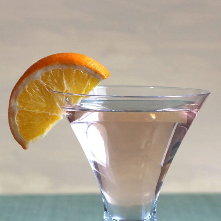 Soho Martini with orange slice