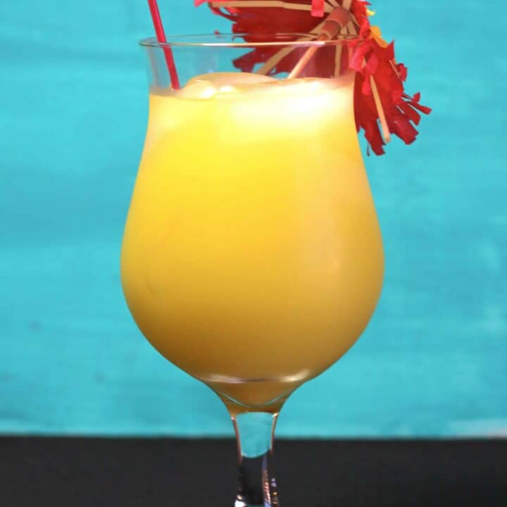 Tropicana Cocktail drink with cocktail umbrella