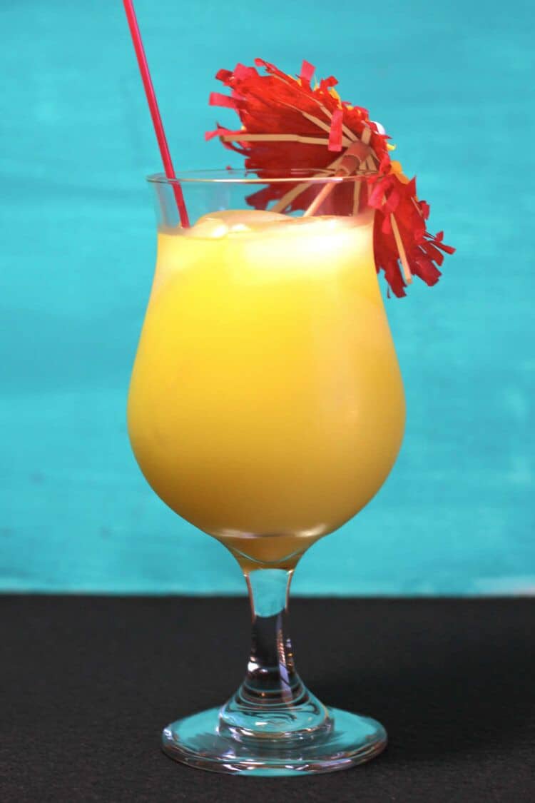 Tropicana Cocktail drink with cocktail umbrella